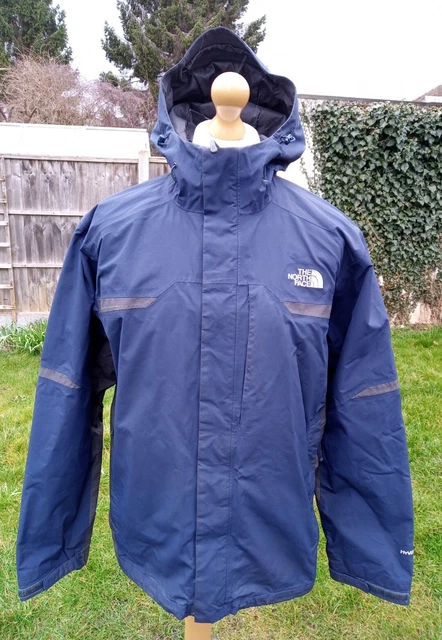 The North Face Hyvent Waterproof Jacket Breathable Hooded Vgc Large Mens
