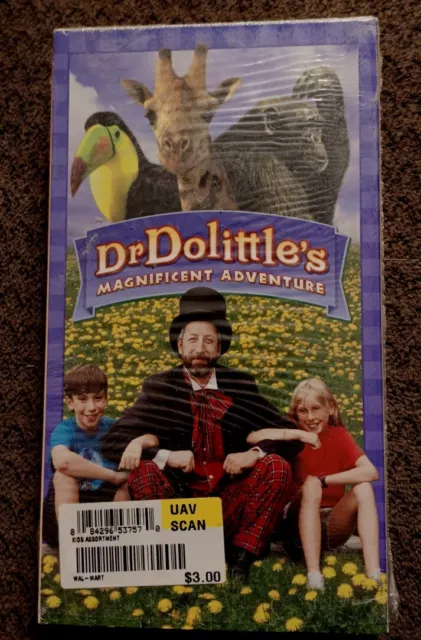 Dr. Dolittle's Magnificent Adventure VHS Video Tape Clamshell  Adam Cohen RARE