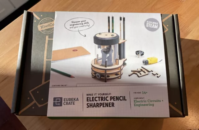 Kiwi Co Eureka Crate - Electric Pencil Sharpener - New in Box