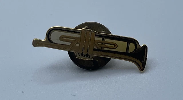 Music Trombone Hat Pin Tie Lapel