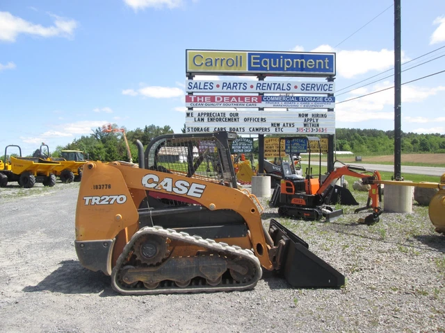 CASE TR270 SKID STEER LOADER 3rd valve pattern changer rubber tracks