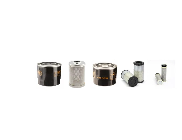 Kit De Filtres Pour Tracteur Kubota B6100 HST - Filtre à Huile, Filtre à Air, Filtre à Carburant - Qualité OEM - 9