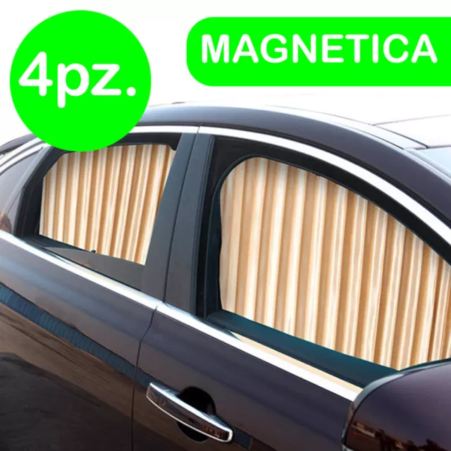 TENDINA PARASOLE DA Auto Magnetica Kit Tenda per 4 Finestrini Nera  Protezione UV EUR 19,90 - PicClick IT
