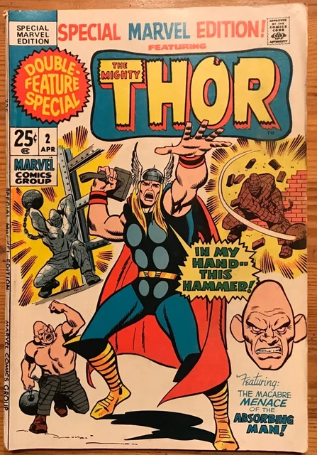  #2 THE MIGHTY THOR Special Marvel Edition Vol. 1 April 1971 Stan Lee Jack Kirby