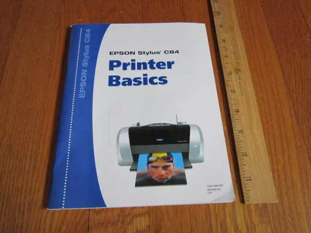 Epson Stylus C84 Printer Basics GUIDE ONLY Instructions Care Use Book Manual