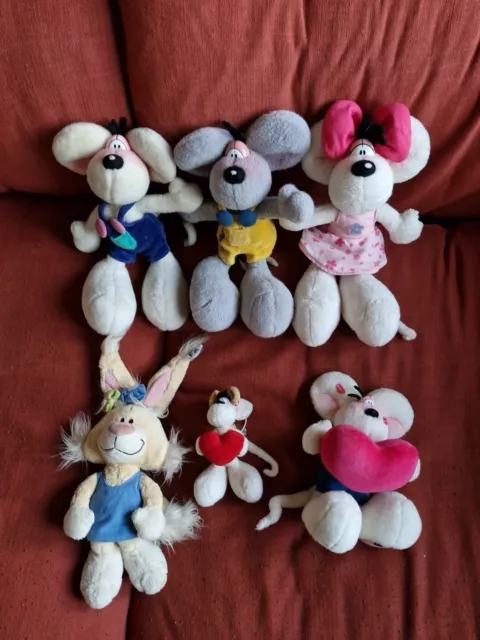 🌈💜6 peluches diddl 🌈💜