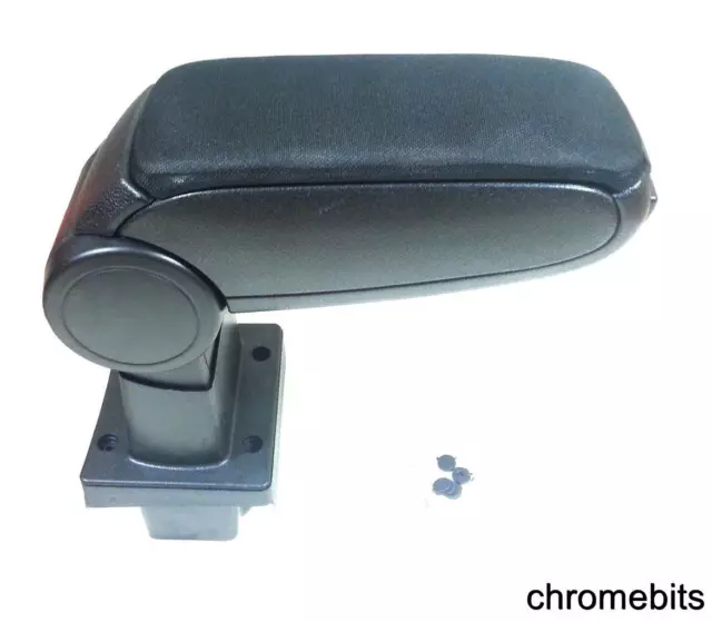 Black Armrest Arm Rest Centre Console Fit Skoda Octavia 2 II Mk2 2004-2012