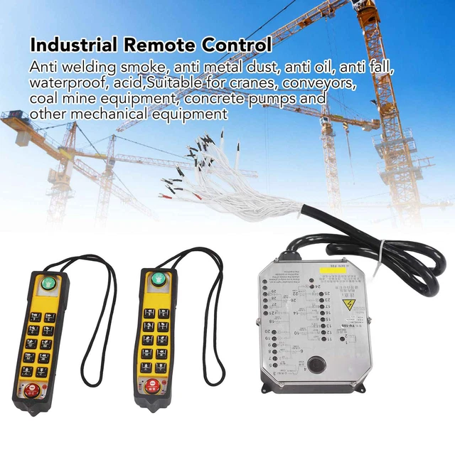 Telecomando gru wireless luce LED gru resistente all'olio telecomando industriale