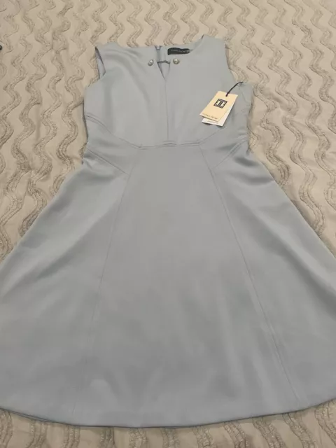 Ivanka Trump Baby Blue ALine Dress. Size 8. Brand New!