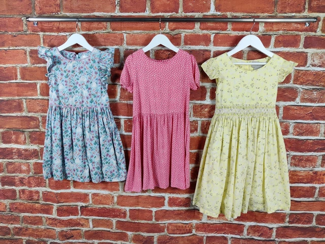 Girls Bundle Age 6-7 Years John Lewis M&S Next Short Sleeve Summer Dress 122Cm