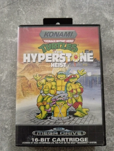 Vintage 1990 90s Nintendo Entertainment System NES Teenage Mutant Hero Ninja Turtles Video Game Boxed Pal A - UK