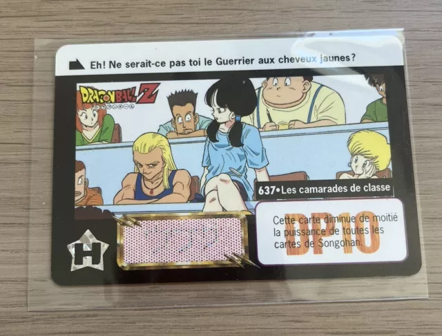 🇫🇷 Dragon Ball Carte 637 Camarades de classe Part 16 Carddass Bandaï 1995 FR