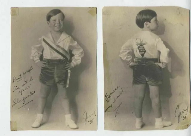 JERRY TUCKER 1931 PHOTOS OUR GANG Little Rascals Hal Roach VERY YOUNG!!!!