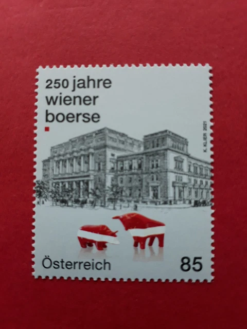 Österreich 2021 Sondermarke " 250 Jahre Wiener Börse " in Postfrisch!