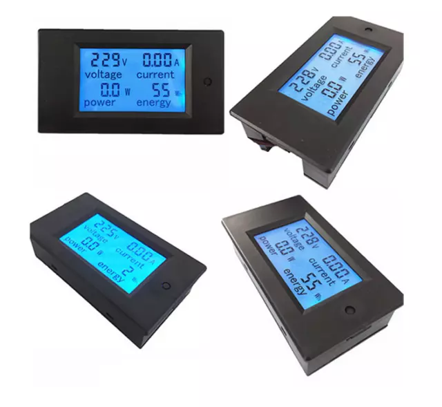 Digitales Multi-meter, Voltmeter / Amperemeter, AC 80~260V, 0~20A