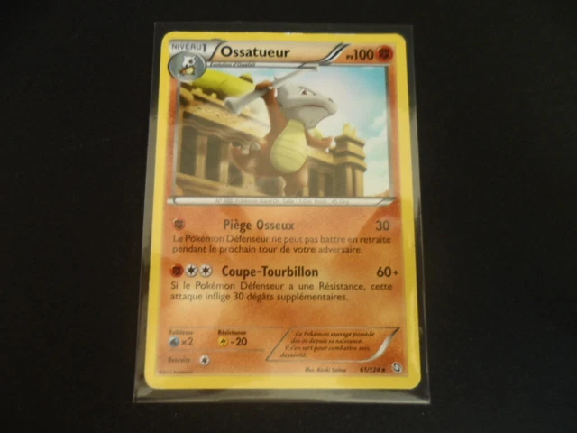 61/124 Pokemon Bone Card - Rare - NB Exalted Dragons Block