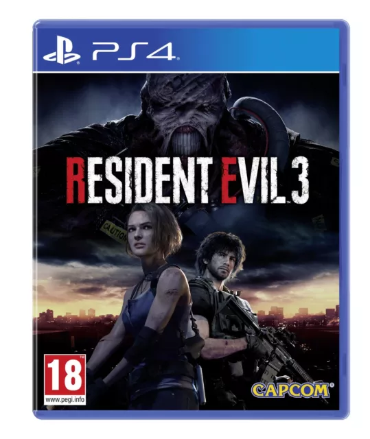 Resident Evil 3 Remake (Sony PlayStation 4, 2020)