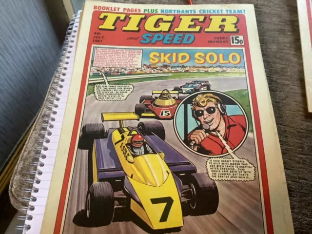 Tiger And Speed Weekly Comic 4 Th July 1981