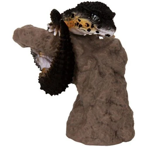 Bandai Gashapon Figure Yubimaki Collection Gecko Leopard Gecko Black Night Japan