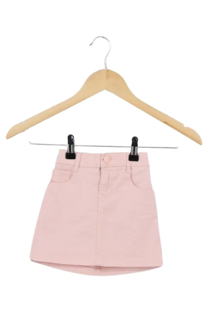 Gonna jeans Tommy Hilfiger bambini rosa taglia XS