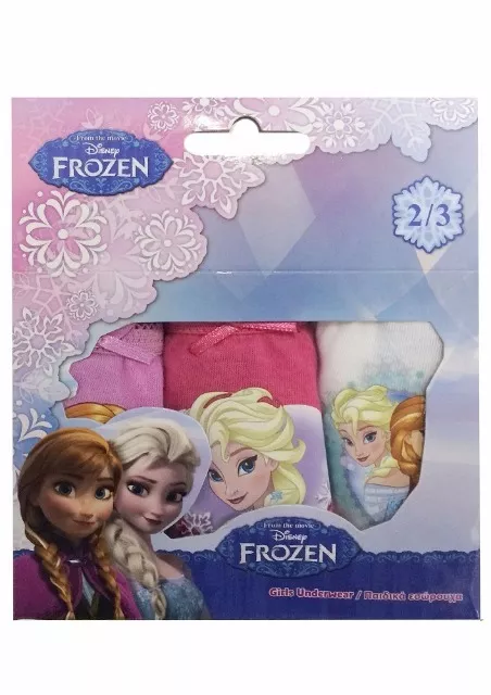 Disney's Frozen Eiskönigin 3er Set Slips * Mädchen Unterhosen* Gr. 2 - 8 Jahre