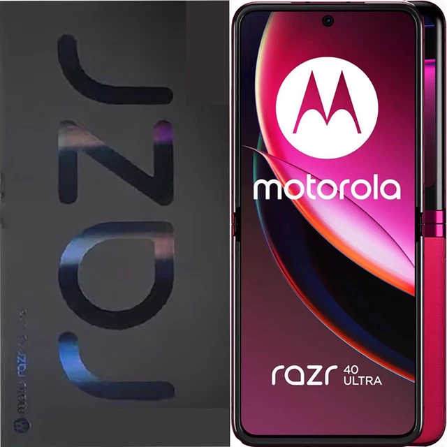 Motorola Razr 40 Ultra 5G Viva Magenta 256GB + 8GB Dual-SIM Unlocked GSM NEW