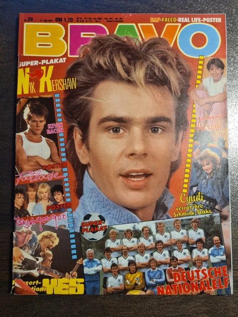 BRAVO 26/1984 Heft Komplett -Cyndi Lauper, Elton John, Depeche Mode, Falco -Top!