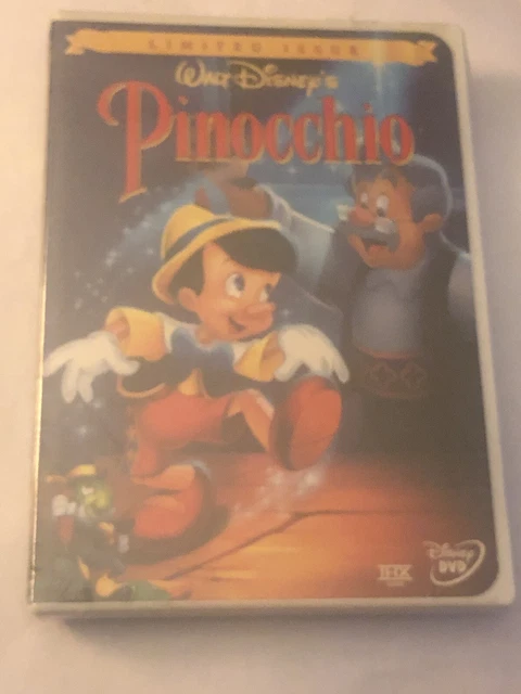 Pinocchio (DVD,1999,Limited Issue)NEW Authentic DISNEY RELEASE Buena Vista stamp