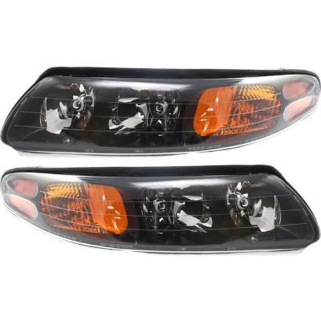 Headlights Set For 2000-2004 Pontiac Bonneville