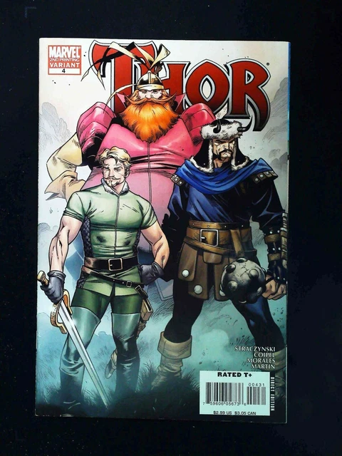 Thor #4Rep.2Nd (3Rd Series) Marvel Comics 2007 Vf+  Coipel Variant