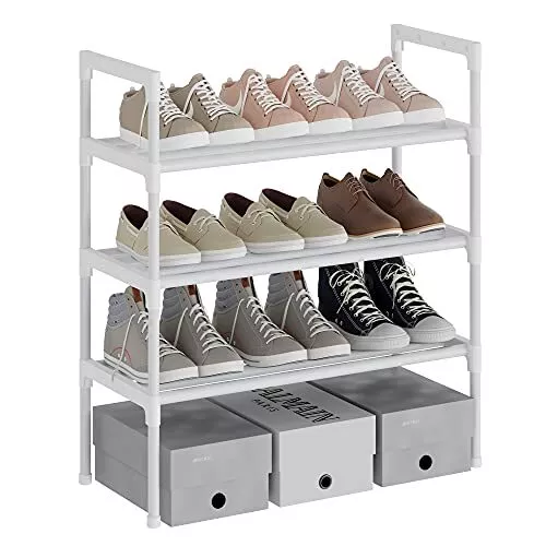 Metaltex étagère à chaussures à 6 niveaux shoe 6 blanc METALTEX
