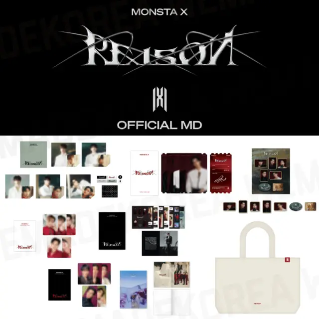 MONSTA X POP-UP STORE REASON MD Deco Kit / Photo Ticket / Photo Card / etc