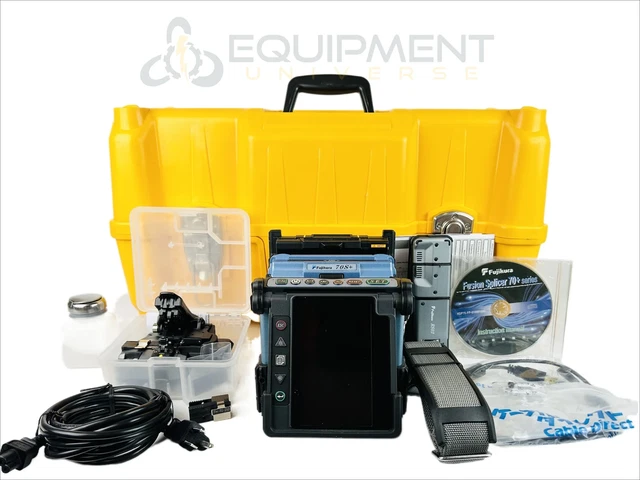 Fujikura 70S+ Fusion Splicer w/ CT-50 Cleaver, RS03 Stripper LOW ARCS (2 count)