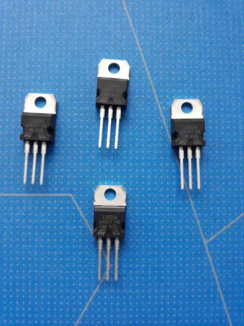 4x ST13005A STMicroelectronics High voltage Fast-switching NPN Power Transistor