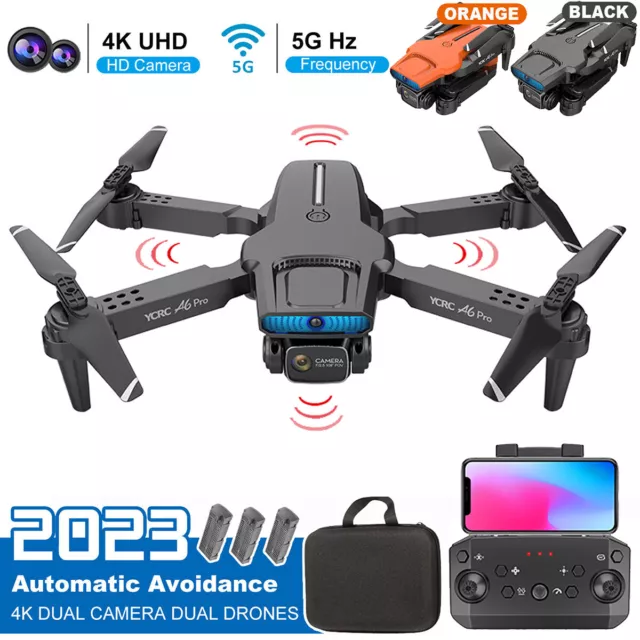 Intelligent Obstacle Avoidance HD Drone Dual Camera GPS WIFI FPV RC Quadcopter