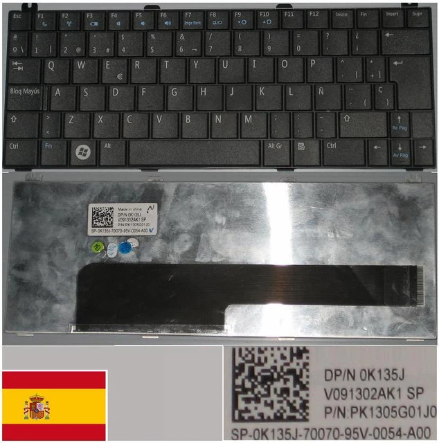 Teclado em Português para portátil Dell Inspiron 15 5000 5547 5521 5542