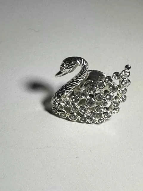 SWAROVSKI CRYSTAL SWAN Pin 9.99 PicClick UK