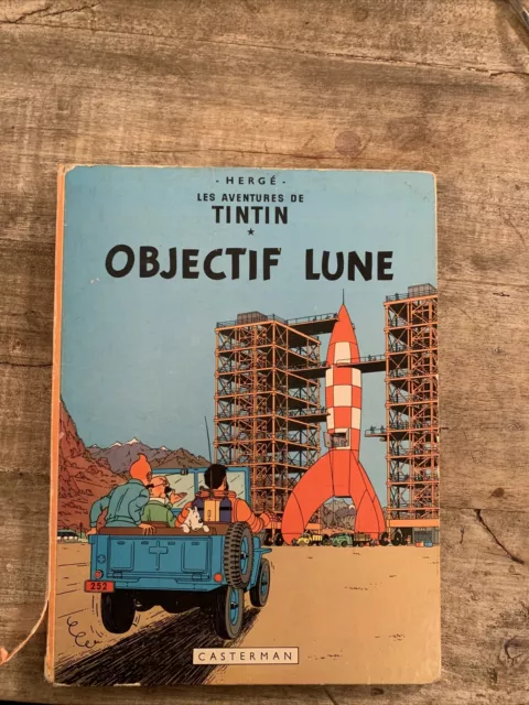 Tintin - Objectif Lune -  Hergé casterman 1953