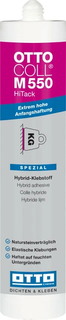 Ottocoll M550 Adhesivo Híbrido Hitack para el Interior Y Natursteinverträglich