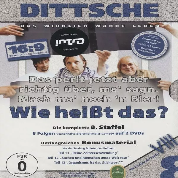 Dittsche "Wie Heisst Das (Staffel 8)" 2 Dvd New