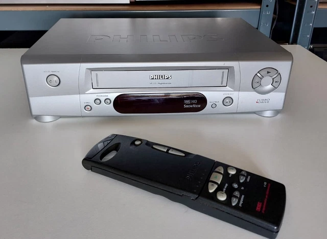 Magnétoscope Philips VR457 – VHS – Avec Télécommande – Bon état – Autriche