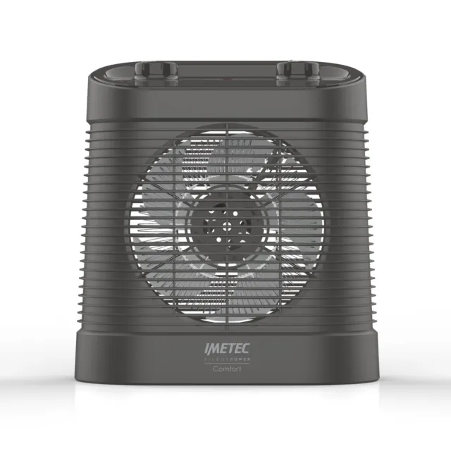 Imetec Silent Power Comfort Intérieure Noir 2100 W Chauffage de ventilateur éle