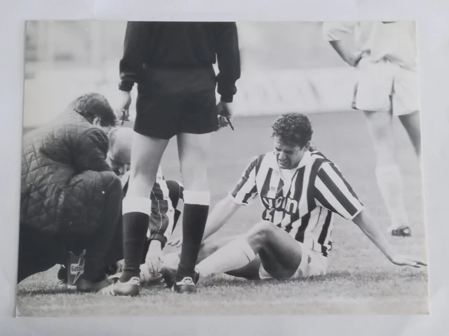 Tableau Miroir Roberto Baggio, Juventus, 36x26 Cm
