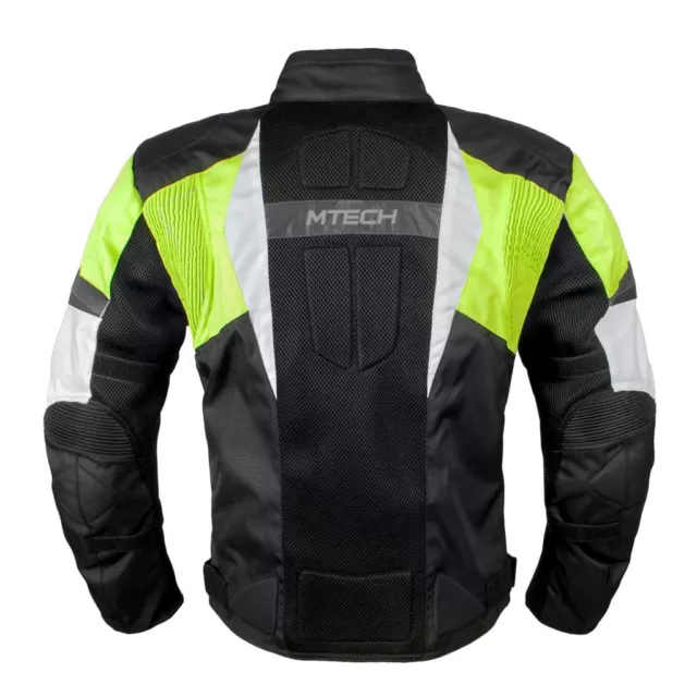 MTECH Motorbike Summer Textile Jacket with CR Approved armours Water Proof 2
