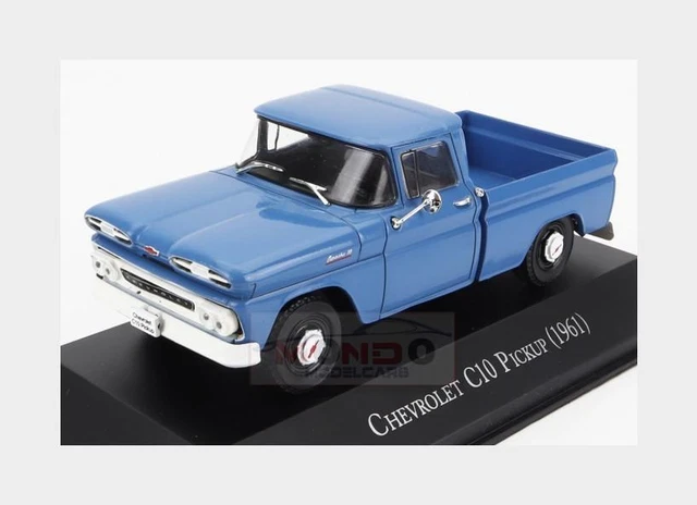 1:43 EDICOLA Chevrolet C-10 Pick-Up 1961 Blue GRANDAUTOMEMOMEX024 MMC