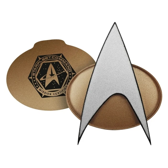 Star Trek The Next Generation Bluetooth Communicator Badge, TNG ComBadge, Delta