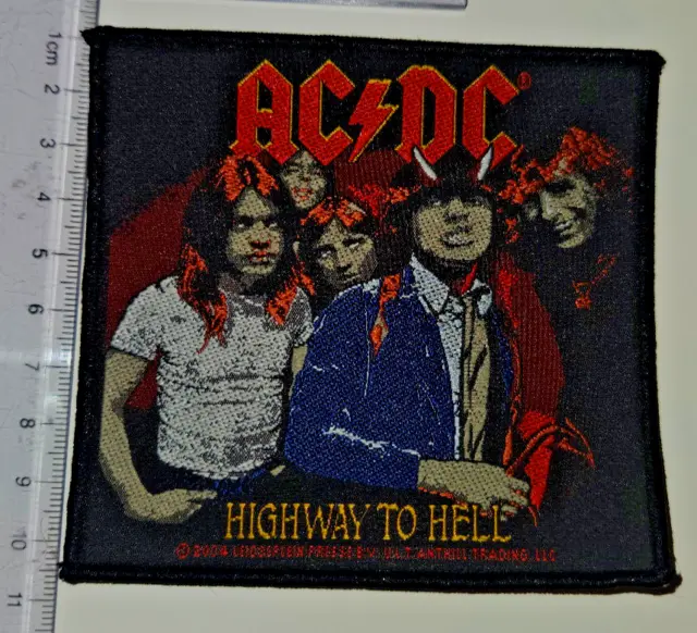 AC/DC - HIGHWAY TO HELL Vintage offical 2004 patch Anthill Germany Unused NOS