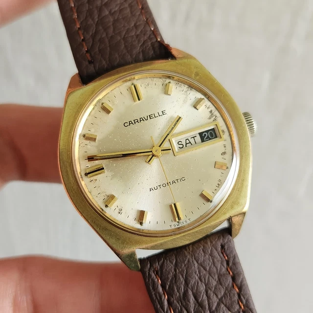Bulova 97A136 Aerojet Men's Automatic Wristwatch in Rosegold
