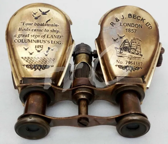 Télescope monoculaire nautique de cadeau vintage maritime binoculaire en...
