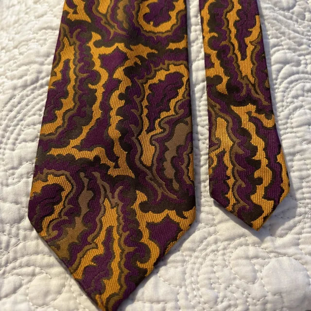 Cravatta vintage Munrospun anni '70 Dandy Groovy anni '60/70